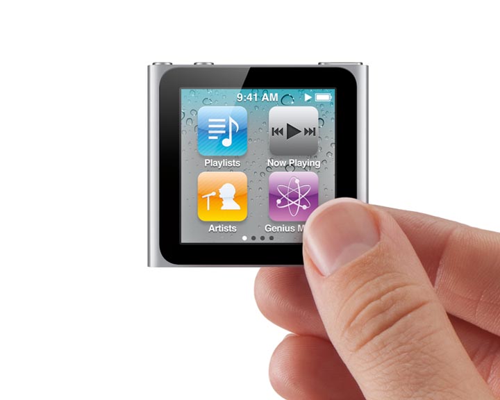 iPod Nano Held in Hand